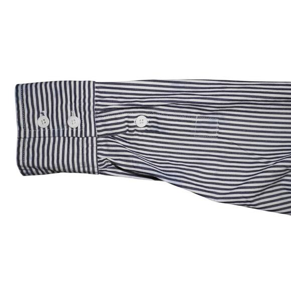 Reformation Striped Cotton Button-Up Shirt – Size XS - Picture 6 of 8